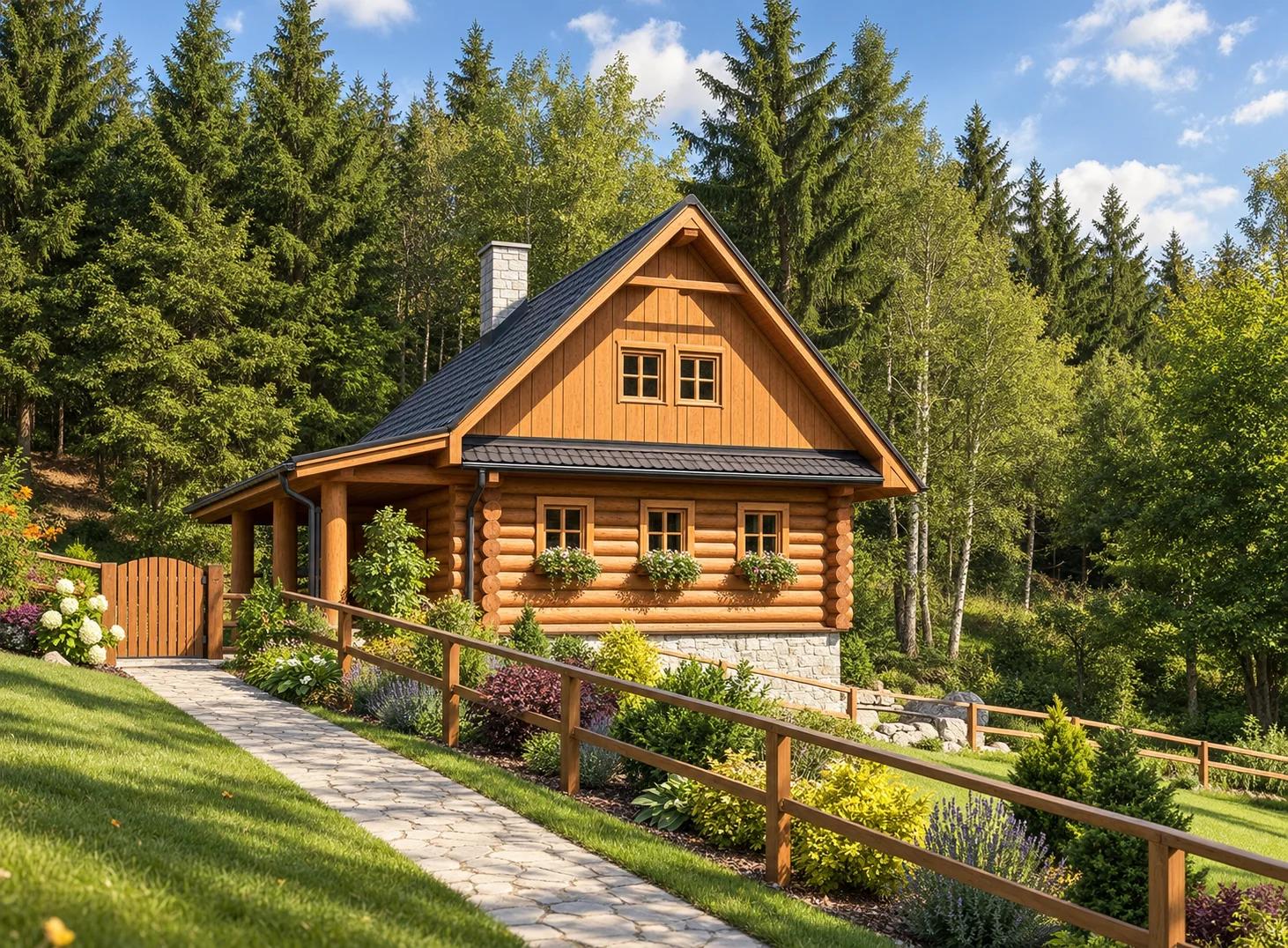 Srubový dům Jan 4 + KK